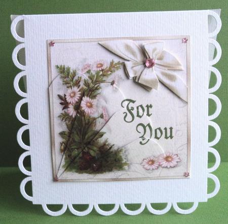 Wildflowers for You - Best of Both Worlds Square Card Front by Marijke Kok