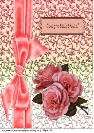 15 Mulitcolor Damask Bows by Marijke Kok