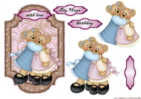 Bear Friends Clip Art by Marijke Kok