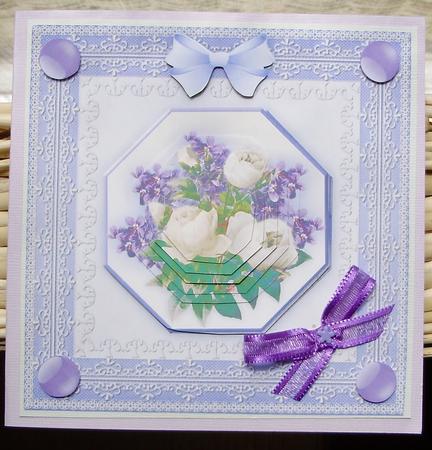 Roses, Violets 'n Lace by Marijke Kok