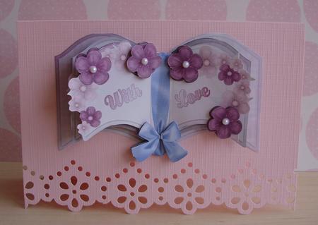 With Love Book Decoupage by Marijke Kok
