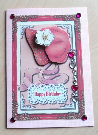 Birthday Girl Card Topper by Marijke Kok