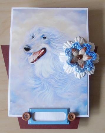 Guardian Angel A4 Card Topper by Marijke Kok
