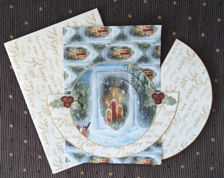 Christmas Window Wobble Card Kit by Marijke Kok