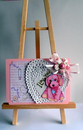 Baby Girl Background Sheet by Marijke Kok