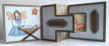 Jesus Was Born Nativity T-step Tri Fold by Marijke Kok