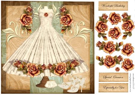 Elegant Dresses 7x Png 200 Dpi by Marijke Kok