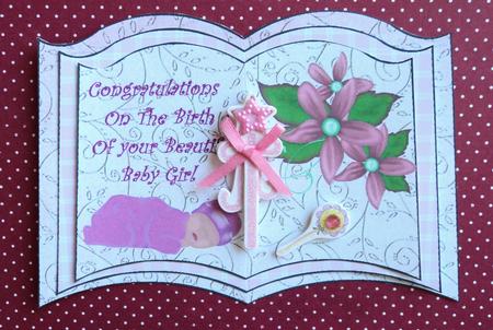 Beautiful New Baby Girl Booksheet by Marijke Kok