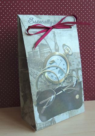 Gift Bag - Vintage Male Items by Marijke Kok