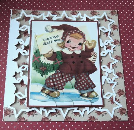 Skating Over to Give You Christmas Greetings by Marijke Kok