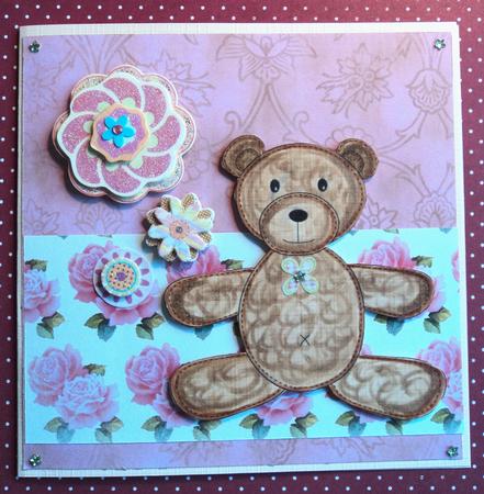 Teddy Digital Stamp by Marijke Kok