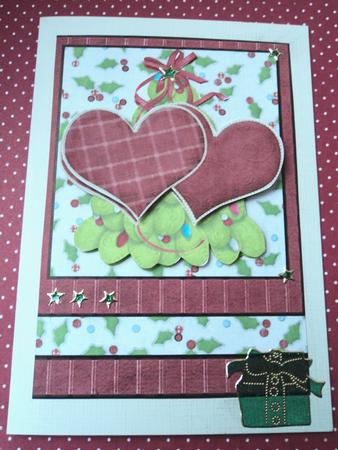 Special Love at Christmas Decoupage Card by Marijke Kok