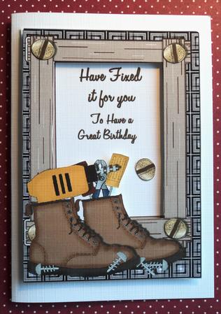 Have Fixed It for You - Male Shaker Card by Marijke Kok