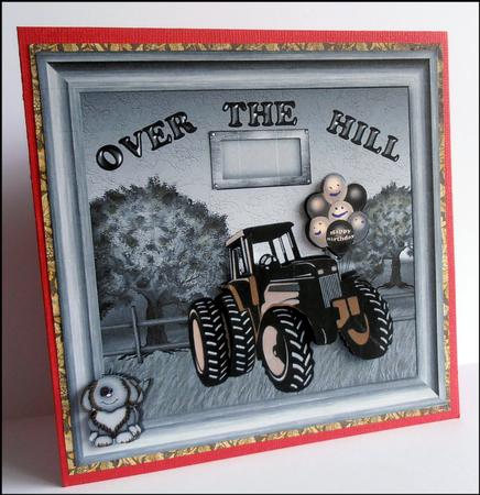 Birthday Over the Hill 8x8 by Marijke Kok