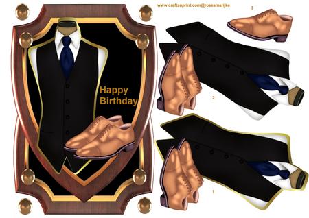 7 Badge Plaque Images with 7 Finnials. by Marijke Kok