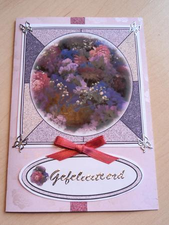 Flowers in Pretty Frame by Marijke Kok
