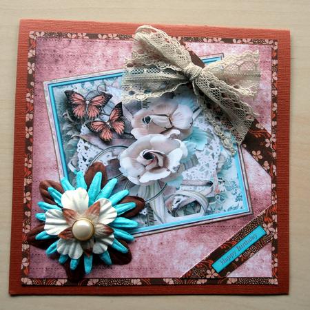 Cardtopper 7" Flowers Inch 113 by Marijke Kok
