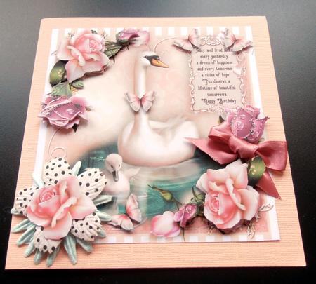 The Swansong Verse Card Front Kit by Marijke Kok