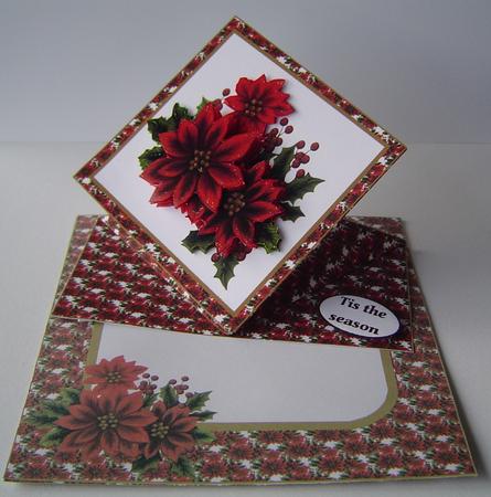 Poinsettia Spring Card Kit by Marilyn Clarke