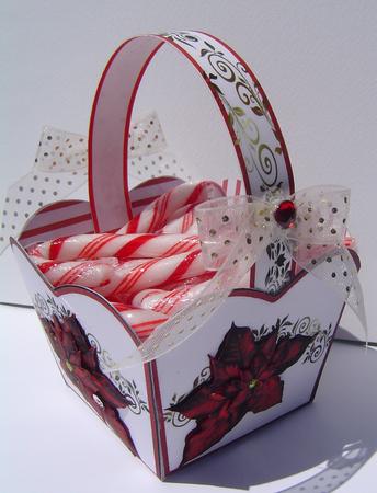 Treat Basket - Christmas Elegance by Marilyn Clarke