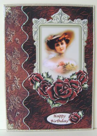 Victorian Card Front by Marilyn Clarke