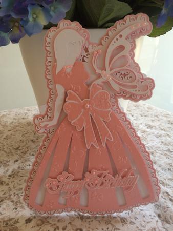 Birthday Princess Card by Marilyn Hesslewood