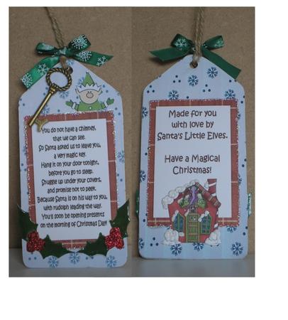 Santa's Magic Key Decoupage Design by MMarilyn Willson