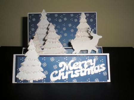 536 White Christmas Step Card  Featured Gallery Photo