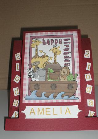 Ark Card Front Girl Cuts by MMarilyn Willson