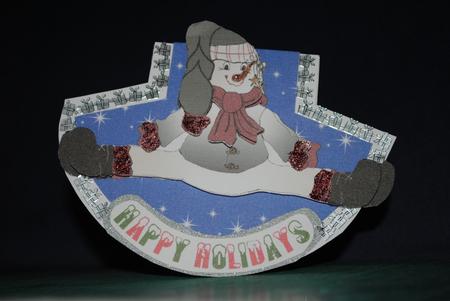 Snowman Wobble Card by MMarilyn WillsonWillson