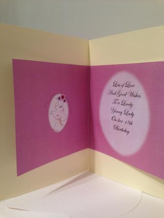 Pink Lovely Lady 18 Insert by MARINA CHAPPELL