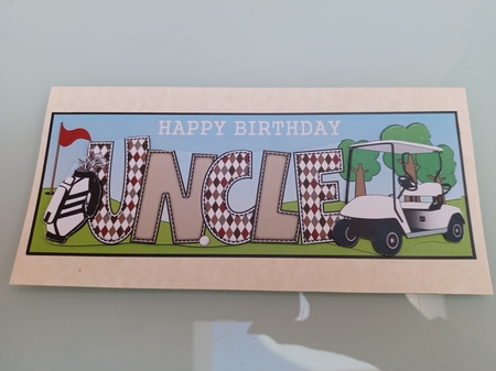 Golf Uncle Large Dl by Marion Cooper