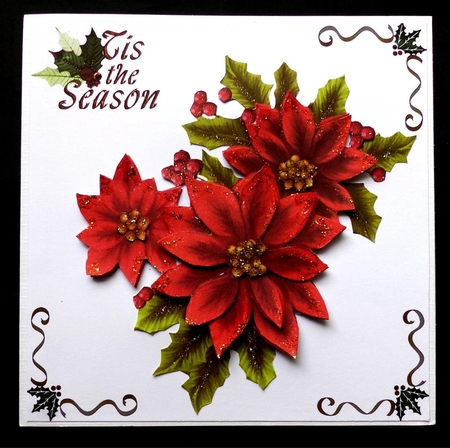 Poinsettia Step by Step by Maz Kfk