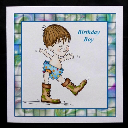 Crafty Bob's Sassy Cheryl Single: Baby's First Steps Boy by Maz Kfk