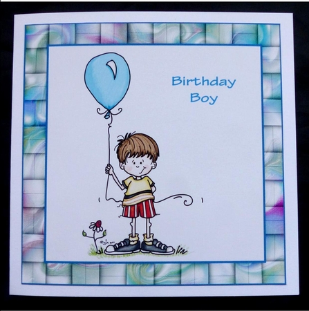 Crafty Bob's Sassy Cheryl Single: Birthday Balloon Boy by Maz Kfk
