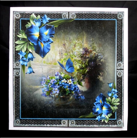 Blue Spring Flowers by Maz Kfk