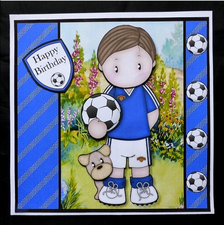 Football Andy Blue Mini Kit with Ages by Maz Kfk