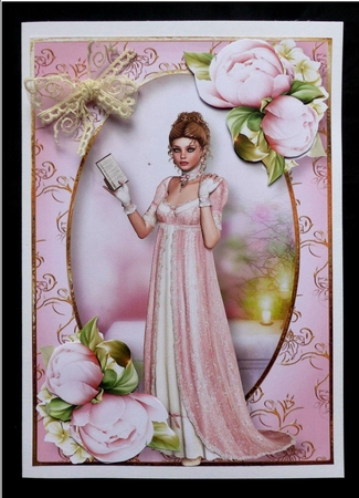 Soft Pink Peony Beauty A5 by Maz Kfk