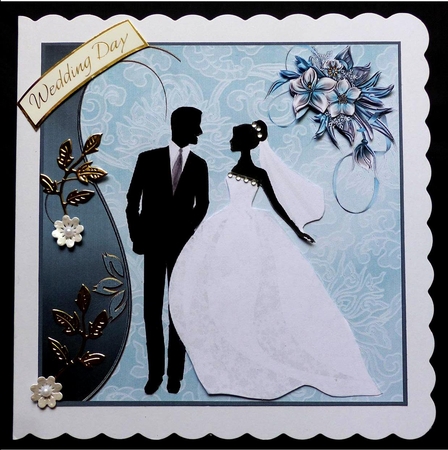 Silhouette Bride & Groom by Maz Kfk