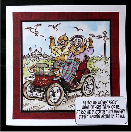 The Wrinklies Decoupage - London to Brighton by Maz Kfk