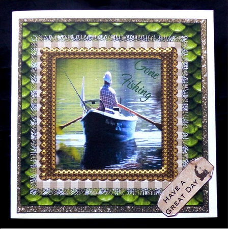 GONE FISHING 6 BIRTHDAY AND OTHER SENTIMENTS by Maz Kfk