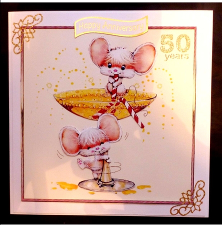 CELEBRATORY MICE WEDDING OR ANNIVERSARY MINIKIT by Maz Kfk