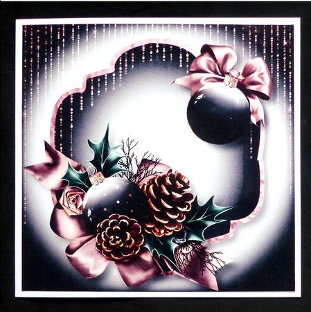 Rose Gold Christmas 2 8x8 by Maz Kfk