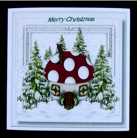 The Mushroom Winter Home 8x8 by Maz Kfk