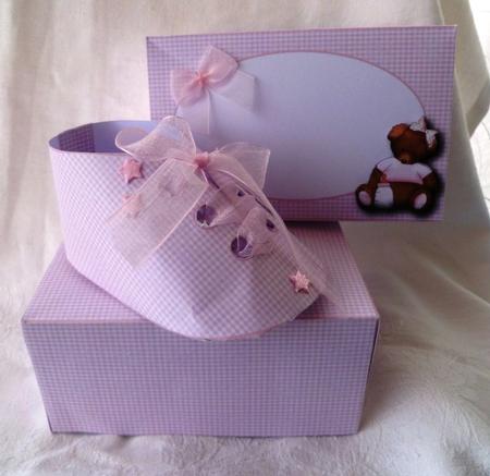 Gingham and Teddy Baby Girl Trainer Kit by Maz Kfk
