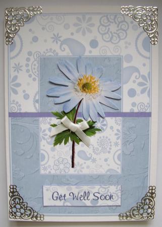 Lilac Anemone Card Front by Maz Kfk
