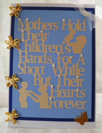 Paper Magic Frame - a Mother Holds Their Childrens by Maz Kfk