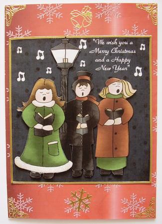 The Carol Singers by Maz Kfk