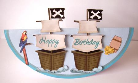 The Jolly Roger - Wobble Card by Maz Kfk