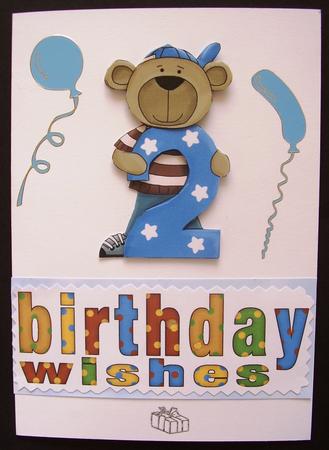 2nd Birthday Decoupage Topper Featured Gallery Photo